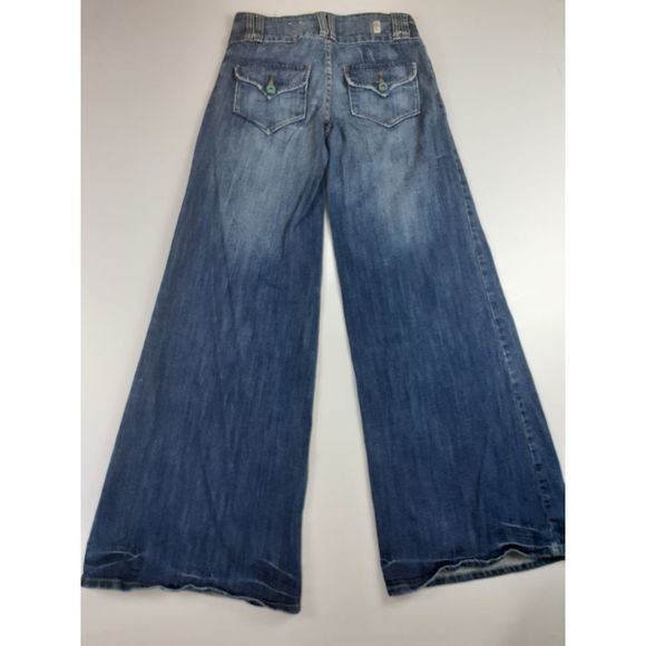 BONGO LET ME B WIDE LEG JEANS SZ 3 X 32 - Picture 2 of 7